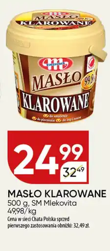Chata Polska Masło klarowane sm mlekovita oferta