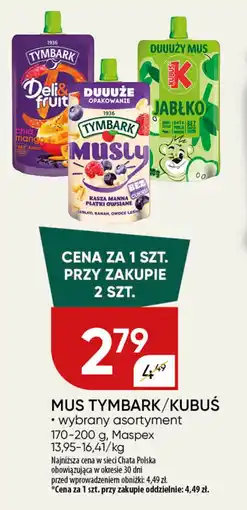 Chata Polska Mus tymbark/kubuś Maspex oferta