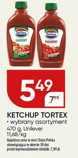 Chata Polska Ketchup tortex unilever oferta