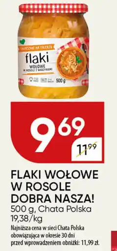 Chata Polska Flaki wołowe w rosole dobra nasza! chata polska oferta
