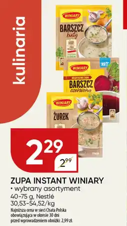 Chata Polska Zupa instant winiary Nestlé oferta