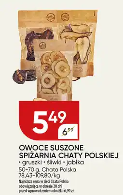 Chata Polska Owoce suszone spiżarnia chaty polskiej oferta