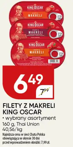 Chata Polska Filety z makreli king oscar thai union oferta