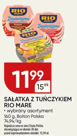 Chata Polska Salatka z tuńczykiem rio mare bolton polska oferta