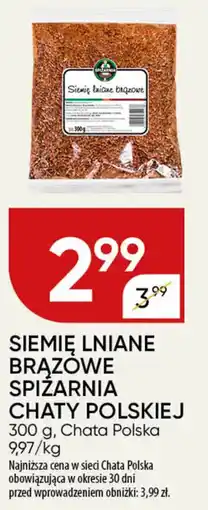 Chata Polska Siemię lniane brązowe spiżarnia chaty polskiej oferta