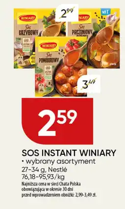 Chata Polska Sos instant winiary oferta
