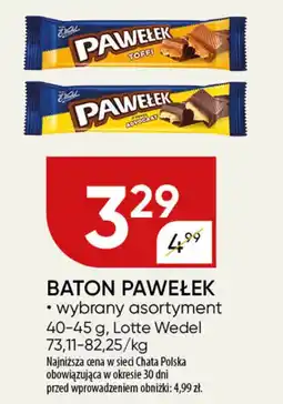 Chata Polska Baton pawełek lotte wedel oferta