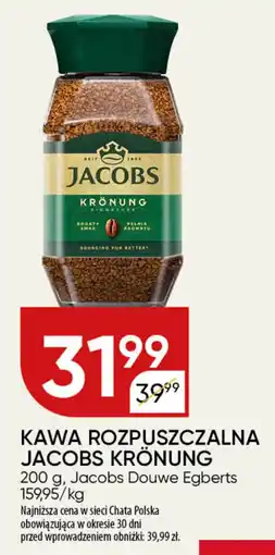 Chata Polska Kawa rozpuszczalna jacobs krönung Jacobs Douwe Egberts oferta