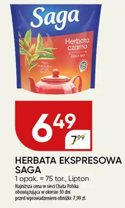 Chata Polska Herbata ekspresowa saga Lipton oferta