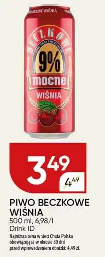 Chata Polska Piwo beczkowe wiśnia drink id oferta