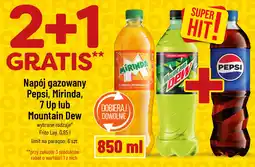 Polomarket Napój gazowany Pepsi, Mirinda, 7 Up lub Mountain Dew 850 ml oferta