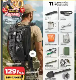 Netto Plecak ewakuacyjny z wyposażeniem oferta