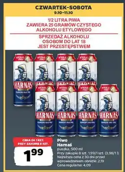 Netto Piwo Harnaś Jasne Pełne oferta