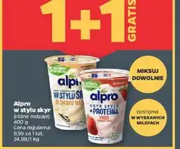 Netto Jogurt sojowy truskawkowy Alpro Skyr Style oferta