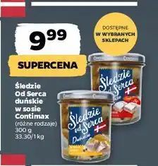 Netto Śledzie od serca duńskie w sosie pomidorowym Contimax oferta