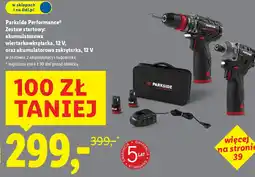 Lidl Parkside Performance® Zestaw startowy: akumulatorowa wiertarkowkrętarka oferta