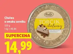 Lidl Chałwa o smaku sernika - torcik Unitop oferta