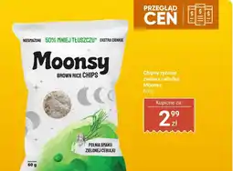 Dino Chipsy ryżowe zielona cebulka Moonsy oferta