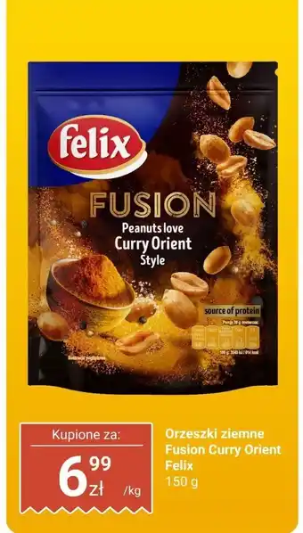 Dino Orzeszki ziemne Fusion Curry Orient Felix oferta