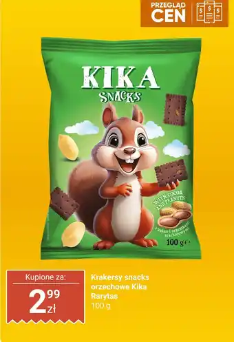 Dino Krakersy snacks orzechowe Kika Rarytas oferta