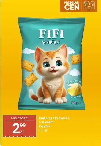 Dino Krakersy snacks z masłem Fifi Rarytas oferta