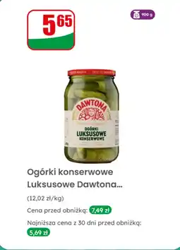 Dino Ogórki konserwowe Luksusowe Dawtona 900g oferta