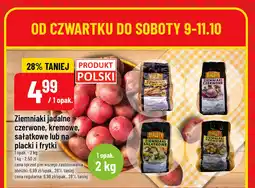 Polomarket Ziemniaki jadalne czerwone, kremowe, sałatkowe lub na placki i frytki POLOmarket oferta