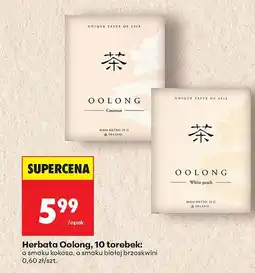 Biedronka Herbata o smaku kokosa Oolong oferta