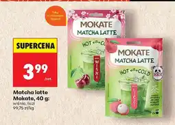 Biedronka Napój Matcha latte wiśnia Mokate oferta