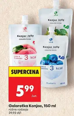 Biedronka Galaretka Konjac różne rodzaje Jelly.B oferta
