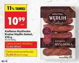 Biedronka Kiełbasa Myśliwska Select Kraina Wędlin oferta