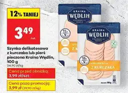 Biedronka Szynka delikatesowa z kurczaka Kraina Wędlin oferta