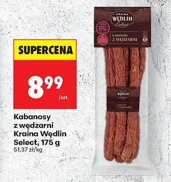 Biedronka Kabanosy z wędzarni Select Kraina Wędlin oferta