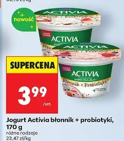Biedronka Jogurt Activia błonnik + probiotyki różne rodzaje oferta