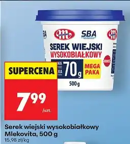 Biedronka Serek wiejski wysokobiałkowy 500 g Mlekovita oferta