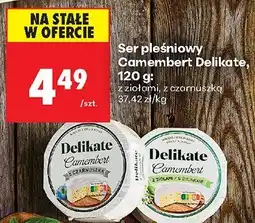 Biedronka Ser pleśniowy Camembert z ziołami Delikate oferta