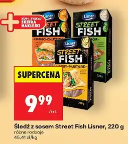 Biedronka Śledź z sosem Street Fish różne rodzaje Lisner oferta