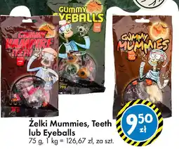 Tedi Żelki Mummies, Teeth lub Eyeballs Tedi oferta
