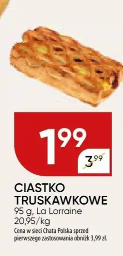 Chata Polska Ciastko truskawkowe Lorraine oferta