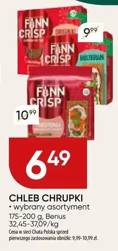 Chata Polska Chleb chrupki Finn Crisp oferta