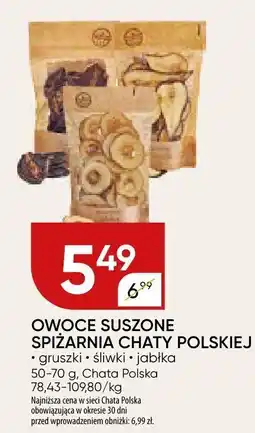 Chata Polska Owoce suszone Chata Polska oferta