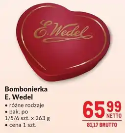Makro Bombonierka E. Wedel różne rodzaje oferta