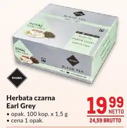 Makro Herbata czarna Earl Grey Rioba oferta