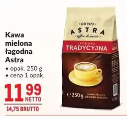 Makro Kawa mielona łagodna Astra Tradycyjna oferta