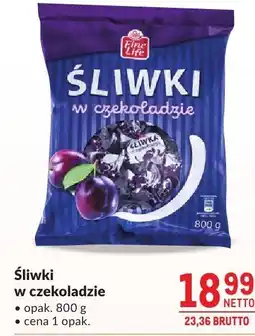 Makro Śliwki w czekoladzie Fine Life oferta