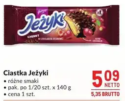 Makro Ciastka Jeżyki różne smaki oferta