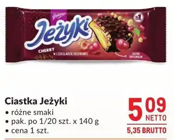 Makro Ciastka Jeżyki różne smaki oferta