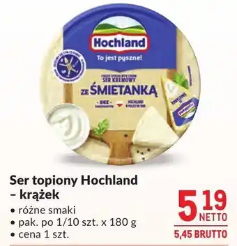 Makro Ser topiony Hochland krążek oferta