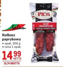 Makro Kolbasz paprykowy Salam oferta