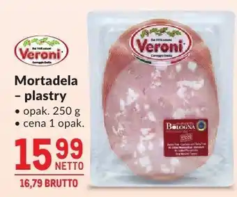 Makro Mortadela plastry Veroni oferta